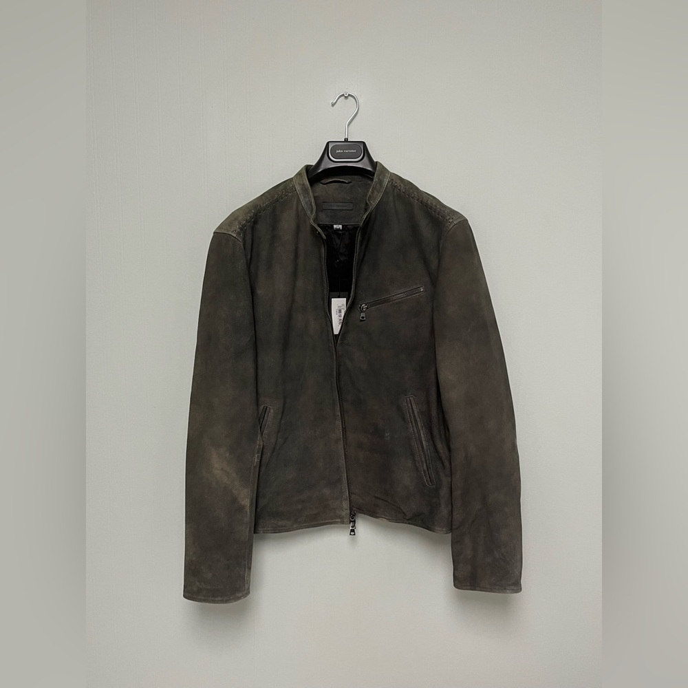$898 NWT John Varvatos Reede Racer Jacket EU 52 USA 42 - Picture 11 of 12